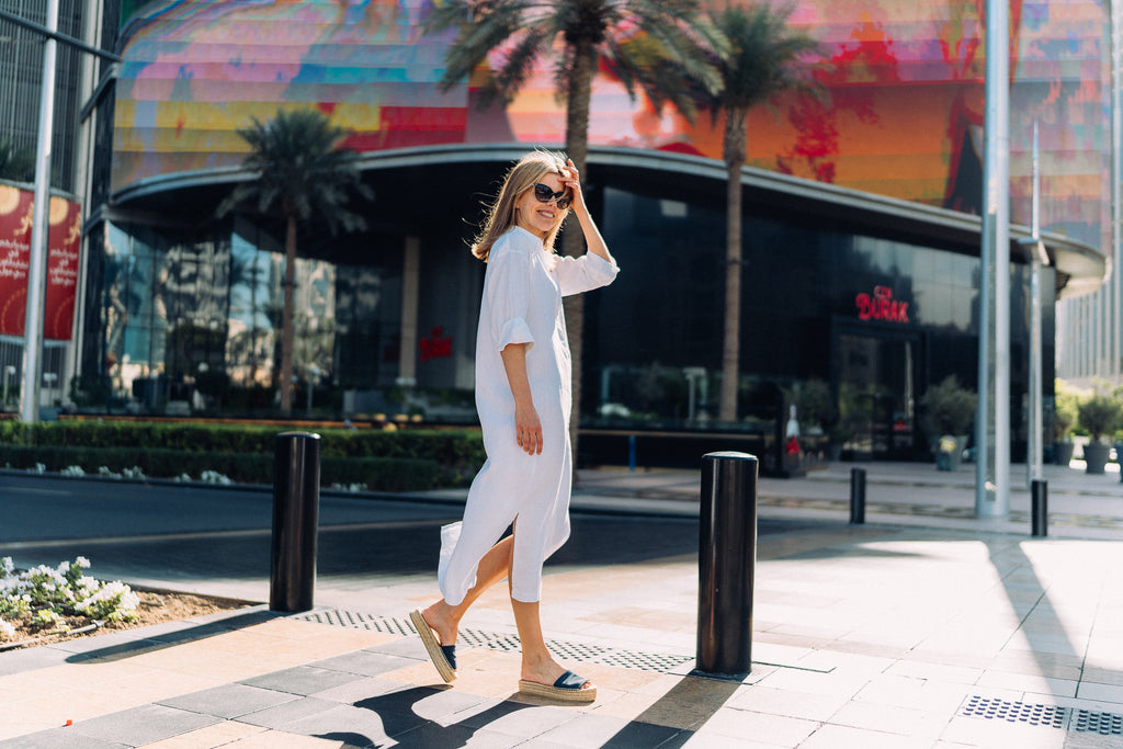 How to wear a linen shirt dress – the most versatile garment in your wardrobe